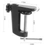 Replacement Aluminum Alloy Cantilever Bracket C-Clamp 1/2 Inch 1.2CM Hole Diameter(Adjustable Thumb Screws) And Non-Slip Mat For Mic Stand/Table Lamp Desk Clamp