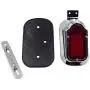 HTTMT XH3118B-A- Motorcycle Chrome Red Metal Tombstone Brake Tail Light Signal Compatible with Motorcycle Bike HTTMT XH3118B-A- Motorcycle Chrome Red Metal Tombstone Brake Tail Light Signal Compatible with Motorcycle Bike