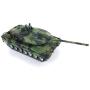 Henglong 1/16 6.0 Customized Leopard2A6 RC Tank 3889 Metal Tracks Barrel Recoil BB Shooting Function and Infrared Battle System