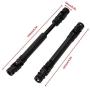 Binchil 2PCS Metal Splined Drive Shaft 107-159mm for 1/10 RC Crawler 313mm Wheelbase Axial SCX10 SCX10 II Parts Accessories