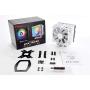Enermax ETS-T50 Axe Addressable RGB CPU Air Cooler 230W+ TDP for Intel/AMD Univeral Socket 5 Direct Contact Heat Pipes 120mm PWM Fan White: ETS-T50A-W-ARGB