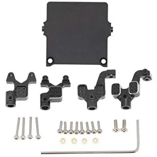 Facibom Metal Front & Rear Adjustable Shock Damper Towers Mount Upgrade Accessories for 1/24 RC Crawler Axial SCX24 90081 Parts Facibom Metal Front & Rear Adjustable Shock Damper Towers Mount Upgrade Accessories for 1/24 RC Crawler Axial SCX24 90081 Parts