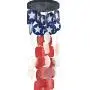 Bellaa 24834 Wind Chimes American Flag Windsock USA Patriotic Decorations Stars Stripes Blue Red White Souvenir Large Chime Outdoor Hanging Wind Chimes Outside Memorial Sympathy Bereavement 27 inch