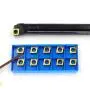OSCARBIDE 5/8 x 8Indexable Boring Bar Right-Hand Sclcr Boring Bar with 10 Pieces Carbide Insert CCMT09T304(CCMT32.5)