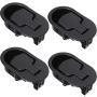 STARVAST Recliner Couch Release Handle Pack of 4, Universal Black Metal Recliner Pull Handle Replacement Parts Sofa Release Lever Handle fits Ashley and Major Recliner Brands