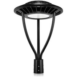 Led Post Top Pole Lights LED Circular Area Light 150W 21,000Lm 5000K Daylight (700W Equivalent) Outdoor Lamp Top Pathway Pole Light Fixture for School Street Light Yard Light