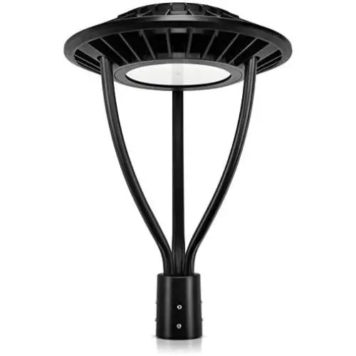 Led Post Top Pole Lights LED Circular Area Light 150W 21,000Lm 5000K Daylight (700W Equivalent) Outdoor Lamp Top Pathway Pole Light Fixture for School Street Light Yard Light Led Post Top Pole Lights LED Circular Area Light 150W 21,000Lm 5000K Daylight (700W Equivalent) Outdoor Lamp Top Pathway Pole Light Fixture for School Street Light Yard Light