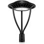 Led Post Top Pole Lights LED Circular Area Light 150W 21,000Lm 5000K Daylight (700W Equivalent) Outdoor Lamp Top Pathway Pole Light Fixture for School Street Light Yard Light