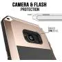 Galaxy S8 Case,Tomplus Armor Tank Aluminum Metal Shockproof Military Heavy Duty Protector Cover Hard Case for Samsung Galaxy S8 (Gold)