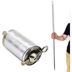 ZWIFEJIANQ Magic Pocket Staff Portable Martial Arts Metal Staff 110CM 150CM (Silver, 110cm)