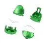 kwmobile Controller Button Replacement Set - Compatible with Playstation 4 Pro / PS4 Slim Controller (Gen 2) - Custom Aluminum Metal Repair Parts