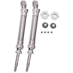 T best RC Rear Drive Shaft Set, 1/10 RC Metal CVD Transmission Shaft Fit for Traxxas Slash Car NSV775(Titanium)