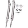 T best RC Rear Drive Shaft Set, 1/10 RC Metal CVD Transmission Shaft Fit for Traxxas Slash Car NSV775(Titanium)