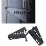 XLANJINGJ Metal Steel Front Door Foot Pegs Rest Pedals for 2007-2017 Jeep Wrangler JK 2DR JKU 4DR - 1 Pair (Foot Pegs-1941)