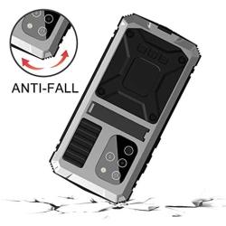 Case Compatible with Samsung S20 Plus(6.7''), (Military Grade Drop Protection) (Dustproof) Heavy Duty Rugged Military Cover with Kickstand Compatible with Samsung Galaxy S20 Plus(2020),Silver