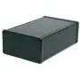BusBoard Prototype Systems BOX3-1455N-BK Black Aluminum Box, for 3U Sized PCBs, with 11 Card Guide Slots, Box = 6.30 x 4.06 x 2.10 in