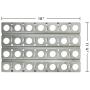 Music City Metals 92551 Stainless Steel Heat Plate Replacement for Gas Grill Model Dynasty DBQ30F