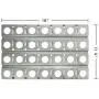 Music City Metals 92551 Stainless Steel Heat Plate Replacement for Gas Grill Model Dynasty DBQ30F