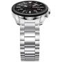 BaiHui Metal Bands Compatible with Galaxy Watch 3 45mm Bands, Solid Stainless Steel Watch Bands Replacement Metal Strap for Galaxy Watch 3 45mm Smart Watch - Silver