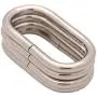 BIKICOCO 1-1/2 Metal Oval Ring Buckle Loops Non Welded for Leather Purse Bags Handbag Straps, Silver - Pack of 20 BIKICOCO 1-1/2 Metal Oval Ring Buckle Loops Non Welded for Leather Purse Bags Handbag Straps, Silver - Pack of 20