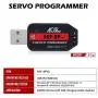 AGFRC 55KG Digital Steering Servo High Torque Programmable Full Metal Gear Brushless Servo for 1/8 1/10 RC Models, Control Angle 180° (A86BHM(Red)&AGF-SPV2) AGFRC 55KG Digital Steering Servo High Torque Programmable Full Metal Gear Brushless Servo for 1/8 1/10 RC Models, Control Angle 180° (A86BHM(Red)&AGF-SPV2)