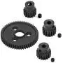 kingsea Metal Steel 54T 0.8 32 Pitch Spur Gear with 15T/17T/19T Pinion Gear Sets for RC Slash 4x4 VXL Rally VXL Stampede 4x4 1/10 Summit 1/10 E-REVO kingsea Metal Steel 54T 0.8 32 Pitch Spur Gear with 15T/17T/19T Pinion Gear Sets for RC Slash 4x4 VXL Rally VXL Stampede 4x4 1/10 Summit 1/10 E-REVO