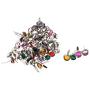 Fityle 50 Pieces Mini Round Rhinestone Head 7mm Metal Brad Paper Fastener Embellishments for Kids Card Making Scrapbooking Art Crafts