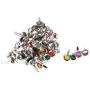 Fityle 50 Pieces Mini Round Rhinestone Head 7mm Metal Brad Paper Fastener Embellishments for Kids Card Making Scrapbooking Art Crafts