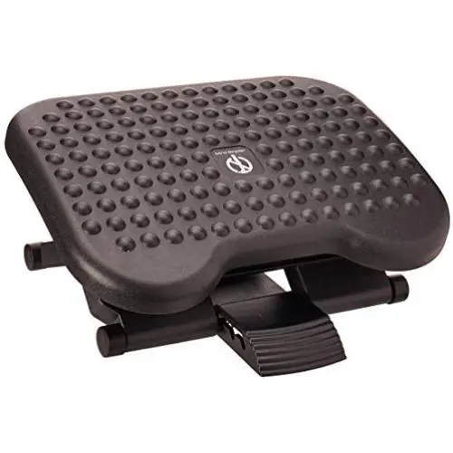 Mind Reader Comfy Rest, Ergonomic Foot, Pressure Relief for Comfort, Back, and Body, 3 Height, Black Mind Reader Comfy Rest, Ergonomic Foot, Pressure Relief for Comfort, Back, and Body, 3 Height, Black