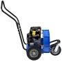 Landworks Leaf Blower Super Duty Wheeled Walk Behind Jet Sweep Manual-Propelled Powerful 7HP 212cc 4 Stroke OHV Motor Output Wind Force of 200 MPH / 2000 CFM at 3600RPM use for Garden & Lawn