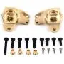 FPVKing Front Steering Knuckle Heavy Duty Metal Brass for 1/10 RC Crawler Axial SCX10 II 90046 Upgrade Parts FPVKing Front Steering Knuckle Heavy Duty Metal Brass for 1/10 RC Crawler Axial SCX10 II 90046 Upgrade Parts