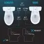 TOTO SW2044#01 C200 Electronic Bidet Toilet Cleansing Water, Heated Seat, Deodorizer, Warm Air Dryer, and PREMIST, Elongated, Cotton White TOTO SW2044#01 C200 Electronic Bidet Toilet Cleansing Water, Heated Seat, Deodorizer, Warm Air Dryer, and PREMIST, Elongated, Cotton White