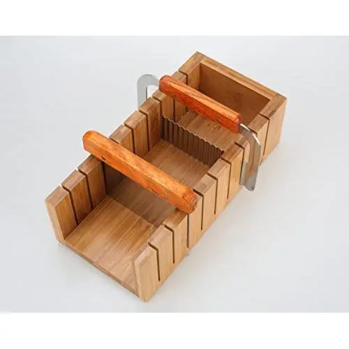 Wood Soap Mold Loaf Cutter Mold with 1pcs Wavy & Straight Planer Cutting Tool Set (1 INCHES) Wood Soap Mold Loaf Cutter Mold with 1pcs Wavy & Straight Planer Cutting Tool Set (1 INCHES)