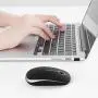 Jelly Comb 2.4G Slim Wireless Mouse with Nano Receiver, Less Noise, Portable Mobile Optical Mice for Notebook, PC, Laptop, Computer, MacBook MS001 (Black and Silver) Jelly Comb 2.4G Slim Wireless Mouse with Nano Receiver, Less Noise, Portable Mobile Optical Mice for Notebook, PC, Laptop, Computer, MacBook MS001 (Black and Silver)