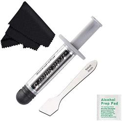 Arctic Silver 5 - Bonus Tool & Micro Fiber Cloth & Pad - Thermal Cooling Compound Paste 3.5g High-Density Polysynthetic Silver