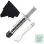 Arctic Silver 5 - Bonus Tool & Micro Fiber Cloth & Pad - Thermal Cooling Compound Paste 3.5g High-Density Polysynthetic Silver Arctic Silver 5 - Bonus Tool & Micro Fiber Cloth & Pad - Thermal Cooling Compound Paste 3.5g High-Density Polysynthetic Silver