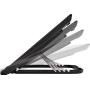 Thermaltake Massive A21 Aluminum Panel Single 200mm Fan 10”-17” Laptop Notebook Cooling Pad CL-N011-PL20BL-A, Black