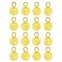 Bezelry 16 Pieces Gold Ball Metal Shank Buttons - 8mm - 5/16 inch (Light Gold) Bezelry 16 Pieces Gold Ball Metal Shank Buttons - 8mm - 5/16 inch (Light Gold)