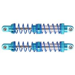 Aoile 2Pcs/Set CNC Metal Shock Absorber 70-120mm Oil Adjustable Damper for 1/10 RC Car Parts Truck Crawler Axial SCX10 TRX4 D90 90046 90047 70MM 2PCS