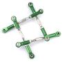 Hosim Front Rear RC Turnbuckles Set, Adjustable 83-97mm Camber Linkage Rod Ends Aluminum for 1/10 Traxxas Slash 4x4 RC Cars Replacement Upgrades Hop up Parts Green 4PCS