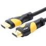 Postta HDMI Cable(10 Feet Yellow) Ultra HDMI 2.0V Support 4K 2160P,1080P,3D,Audio Return and Ethernet - 1 Pack
