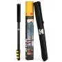 KODAK PhotoGear 72” Portable Monopod | 21”-72” Lightweight Aluminum Monopod | 4-Section Flip Lock Adjustment, Smartphone Adapter, Rubber Foot with Retractable Spike, Wrist Strap & Bonus E-Guide & Case