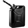 Wavian USA JC0020BVS Authentic NATO Jerry Fuel Can and Spout System Black (20 Litre)