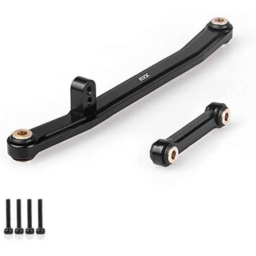 KYX Racing CNC Machined Steering Linkage Steering Link Front Axle Upgrades Parts Accessories for 1/24 RC Car Axial SCX24 AXI90081 AXI00001 AXI00002 AXI00004