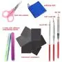 15 Pieces Resin Casting Polishing Tools Set, Include Sand Papers, Polishing Blocks Cloth, 3 Metal Files and Scissors for Polishing Epoxy Resin Jewelry Making Supplies