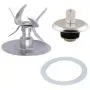 Swess Fusion Blender Blade with Coupling Replacement for Oster Osterizer Parts, High Duty 6 Point Fusion Blade 4908 with Coupling Kit Drive Stud, Pin, Slinger