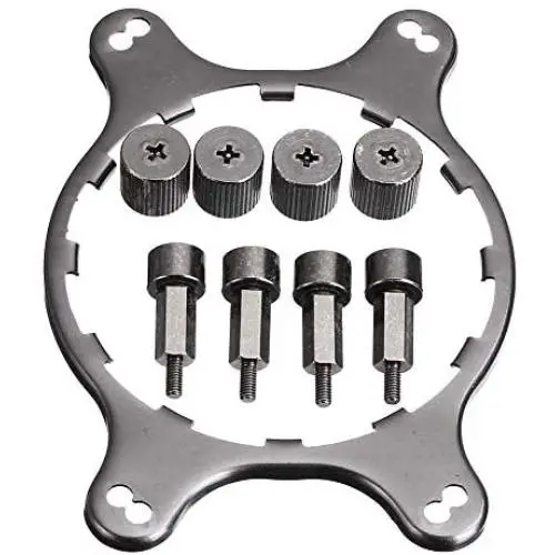 FADDARE CPU Fan Holder, Radiator Mount Back Plate Computer Cooler Holder | AM4 Mounting Bracket Set Heatsink Accessories for Corsair Hydro Series H45 H55 H60 H75