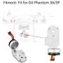 VGEBY Drone Roll Arm Motor, Durable Metal Roll Arm Motor, Professional Lightweight RC Drone Repair Parts Roll Motor Supplies Accessory Fit for D JI Phantom 3A/3P