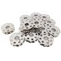 YEQIN 20pcs Metal Bobbins for Singer Featherweight 221 & 301#45785