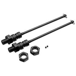 JVSISM 2PCS CVD Set Drive Shaft EA1061 for JLB Racing Cheetah 1/10 Brushless RC Car Parts Accessories